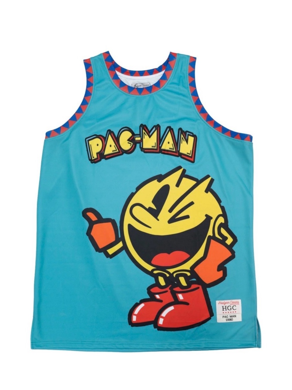 🔥🕹️🏀🕹️🔥 Pac-Man Men’s Aqua Graphic Jersey -Size M